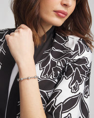 Silver-tone Medium Bead Stretch Bracelet - Chico's discount