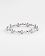 Silver-tone Medium Bead Stretch Bracelet - Chico's discount