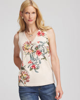 Ella Printed Sweater Tank MULTI - Chico's outlet