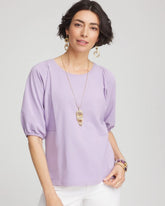 Dolman Sleeve Top GENTLE LAVENDER - Chico's outlet