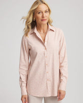 No Iron™ Feminine Jacquard Shirt ROSE SMOKE - Chico's near me