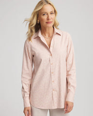No Iron™ Feminine Jacquard Shirt ROSE SMOKE - Chico's near me
