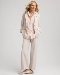 No Iron™ Feminine Jacquard Shirt ROSE SMOKE - Chico's near me