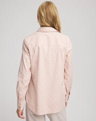 No Iron™ Feminine Jacquard Shirt ROSE SMOKE - Chico's near me