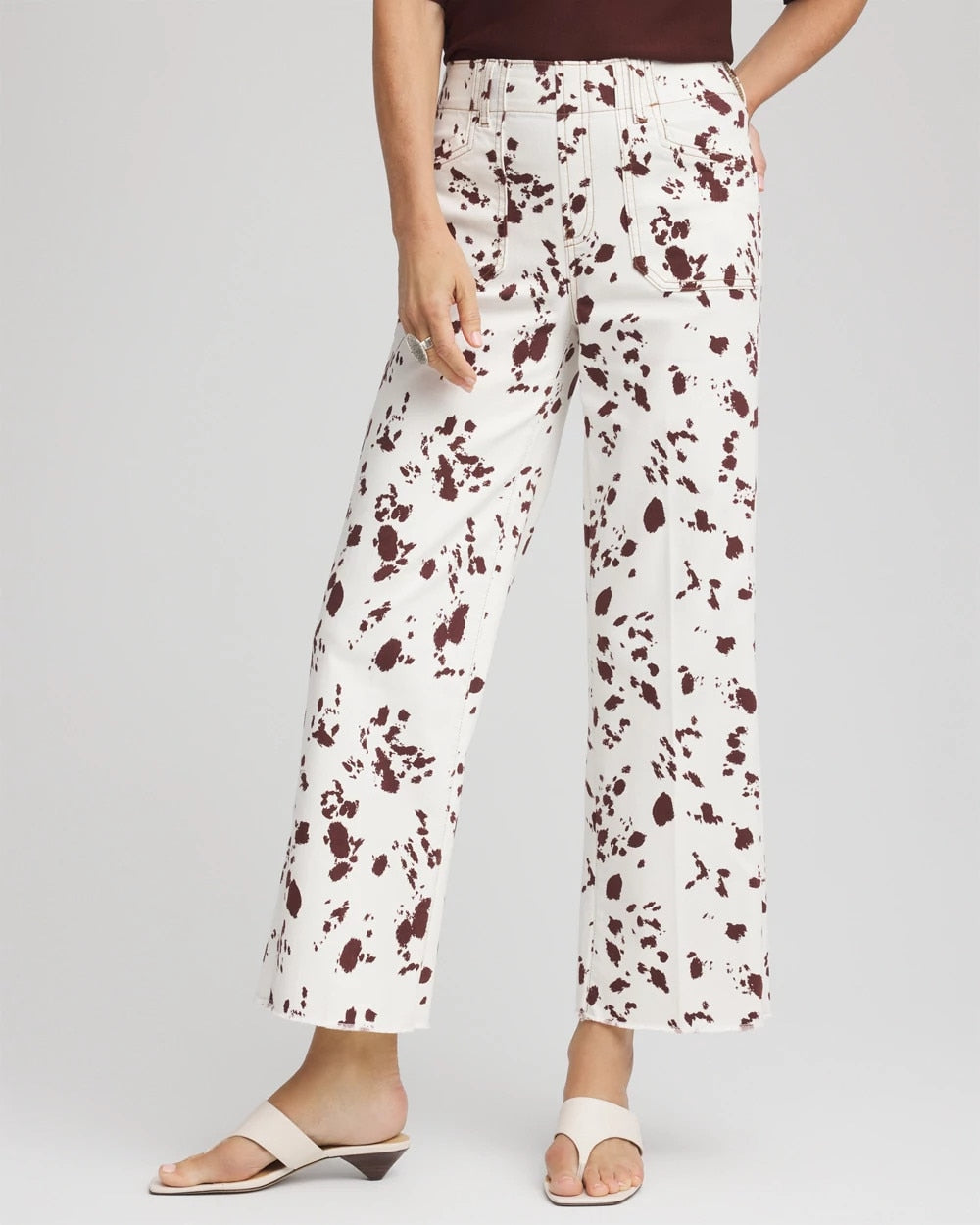 Pampas Pony Pull on Wide Crop ECRU - Chico's discount