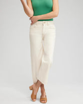 Cropped Wide Leg Jeans NATURAL SEEDED - Chico's discount