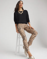Leopard Girlfriend Slim Ankle Jeans CARAMEL APPLE - Chico's near me