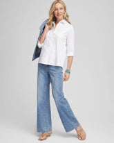 High Rise Wide Leg Jeans FARRAH INDIGO - Chico's sale