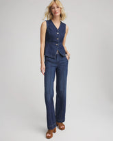 High-Rise Straight Fit Jeans BISCAYNE INDIGO - Chico's discount