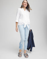 Brigitte™ Embroidered Ankle Pants CRYSTAL SPRINGS - Chico's sale