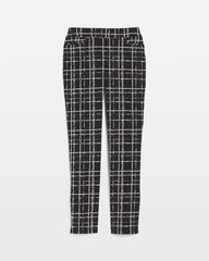 Brigitte Plaid Slim Ankle Pants BLACK - Chico's US