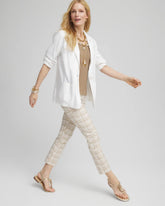 Brigitte™ Plaid Cropped Pants ALABASTER - Chico's near me