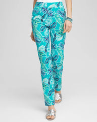 Brigitte™ Tropical Slim Leg Pants SEASPRAY - Chico's near me