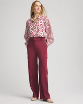 Sateen Cargo Pants BLACKCURRANT - Chico's sale
