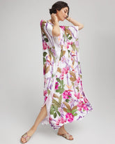 Island Cinch-Waist Kaftan Dress ECRU - Chico's sale