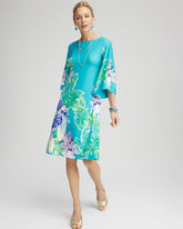 Angel-Sleeve Boat Neck Dress SEASPRAY - Chico's sale