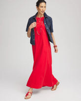 Sleeveless Midi Tank Dress RED GLOW - Chico's discount