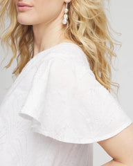 Embroidered Popover Dress ALABASTER - Chico's near me