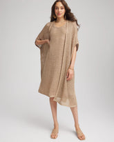 Crochet-Knit Sequins Tank Dress CAFE AROMA - Chico's outlet