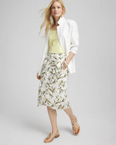 Linen Midi Wrap Skirt ALABASTER - Chico's sale