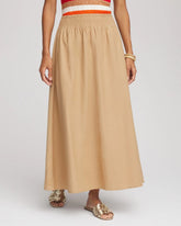Smocked Pull-On Midi Skirt CAFE AROMA - Chico's near me