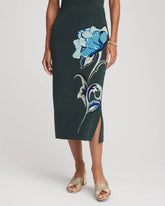 Travelers™ Artisanal Midi Skirt DARKEST SPRUCE - Chico's sale