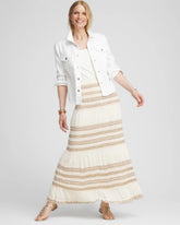 Crochet Gauze Trim Skirt - Chico's outlet