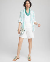 Brigitte™ Pull-On Scallop-Hem Shorts ALABASTER - Chico's near me