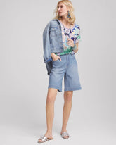 Lightweight Summer Jean Shorts CARESSA INDIGO - Chico's discount