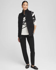 Zenergy® Luxe Jaquard Pullover BLACK - Chico's sale