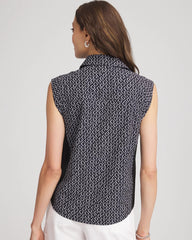 Zenergy® UPF Geo-Print Shirt BLACK - Chico's near me