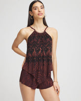 Magicsuit® Goldie Zabra Romper MULTI BROWN - Chico's for sale