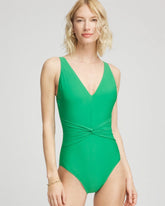 Magicsuit® Solid Esti One-Piece Swimsuit GREEN - Chico's US