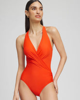 Miraclesuit® Wrapsody One Piece Swimsuit ORANGE - Chico's discount