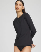 Gottex Long-Sleeve Swim Shirt BLACK - Chico's discount