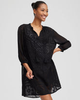 Embroidered Swim Dress Coverup BLACK - Chico's online