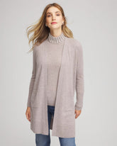 Cashmere Duster Cardigan TAUPE HEATHER - Chico's outlet