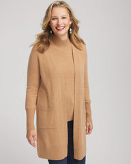 Cashmere Duster Cardigan CAMEL - Chico's US