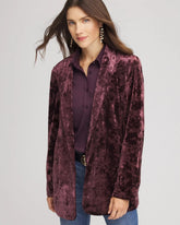 Crushed Velvet Blazer NIGHT BLOOM - Chico's near me