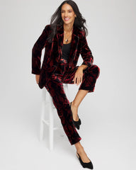 Velvet Printed Blazer BLACK - Chico's online