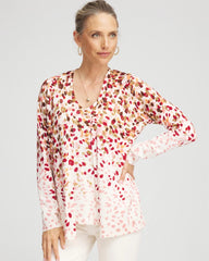 Ombré Printed V-Neck Cardigan MULTI - Chico's discount