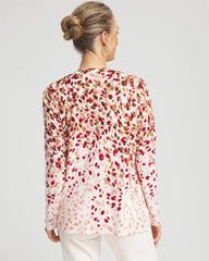 Ombré Printed V-Neck Cardigan MULTI - Chico's discount