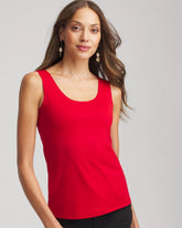 Microfiber Tank CARMINE RED - Chico's online