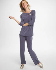 Petite Travelers™ No Tummy Pants SOFT SLATE - Chico's sale