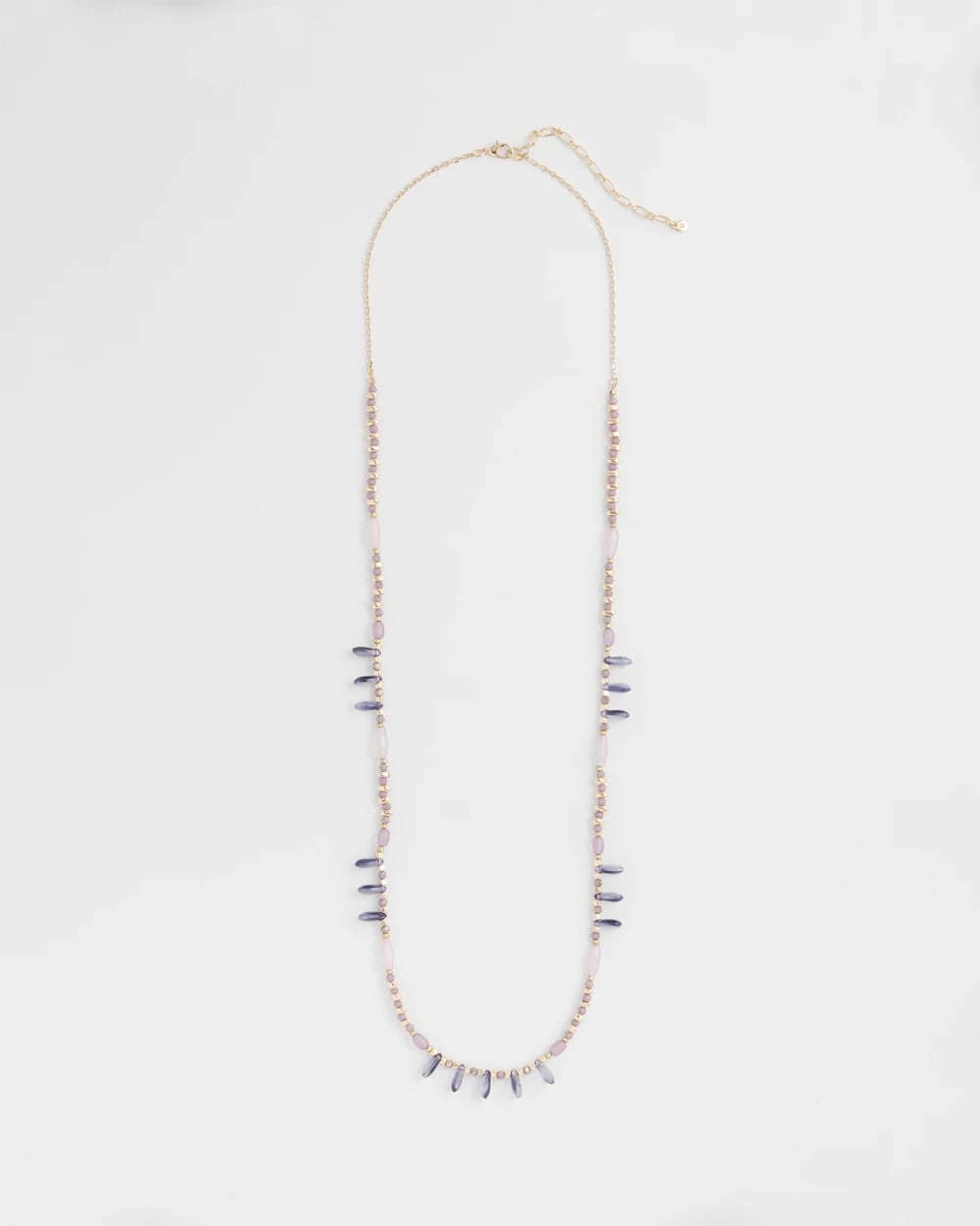 Purple Beaded Single Strand Necklace PURPLE - Chico's outlet