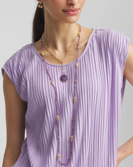 Purple Beaded Single Strand Necklace PURPLE - Chico's outlet