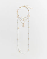 Convertible Beaded Pendant Necklace WHITE - Chico's US