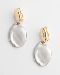 No Droop™ Mixed-Metal Clip-On Earrings MIXED METALS - Chico's US