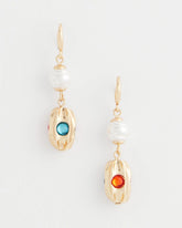 No Droop® Goldtone Faux Pearl Earrings PEARL - Chico's online