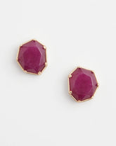 No Droop® Jade Stud Earrings RED - Chico's outlet
